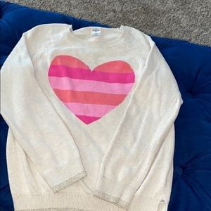 Pink Heart Sweater